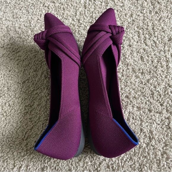 Rothy's Plum Loafers with Bow Accent
Very little wear.,,. They look new. - Picture 3 of 9